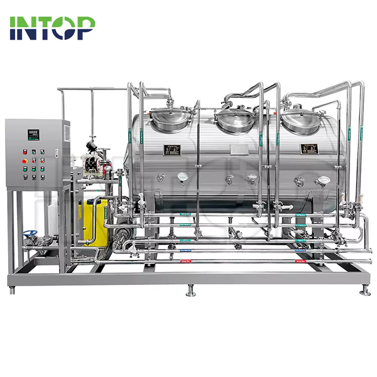سیستم تمیز کردن نیمه اتوماتیک CIP